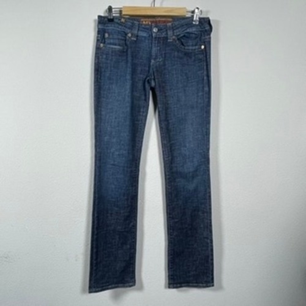 Notify Jeans Hellebora Straight Leg Women 29 Blue Low Rise Denim LUX